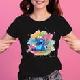 thumbnail image 1 of Cute Mickey Mouse Stitch Women's Casual Tops Harajuku Fashion Women's T-Shirts New Women's Crew Neck Tops Women's Short SleevesXXXL Gao Jinjia LED, 1 of 2