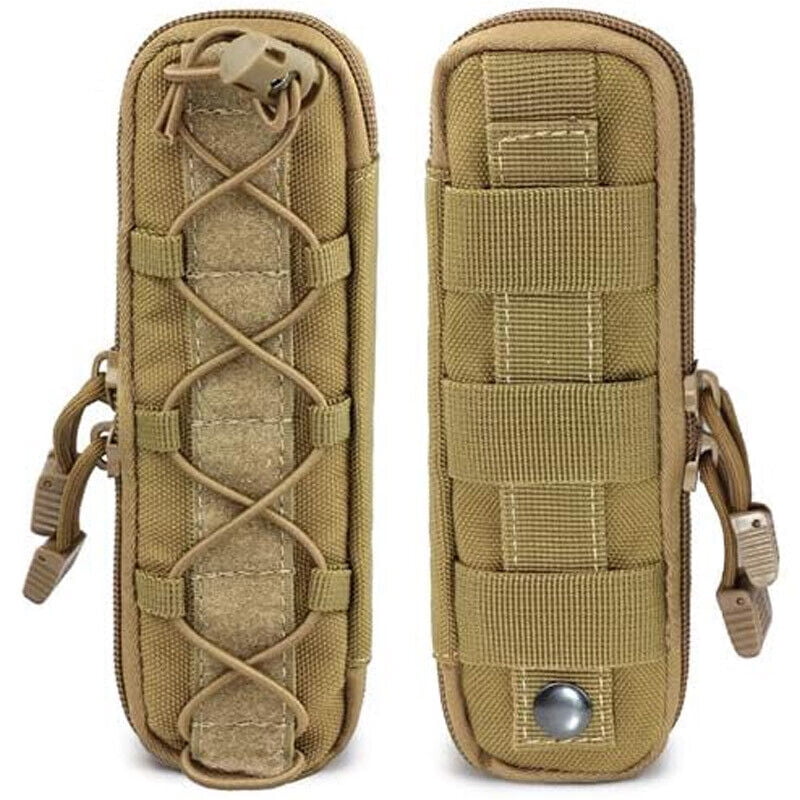 Knife Sheath Bag Molle Flashlight Holster Pouch Utility Outdoor Multi-Tool Nylon Pouch Case