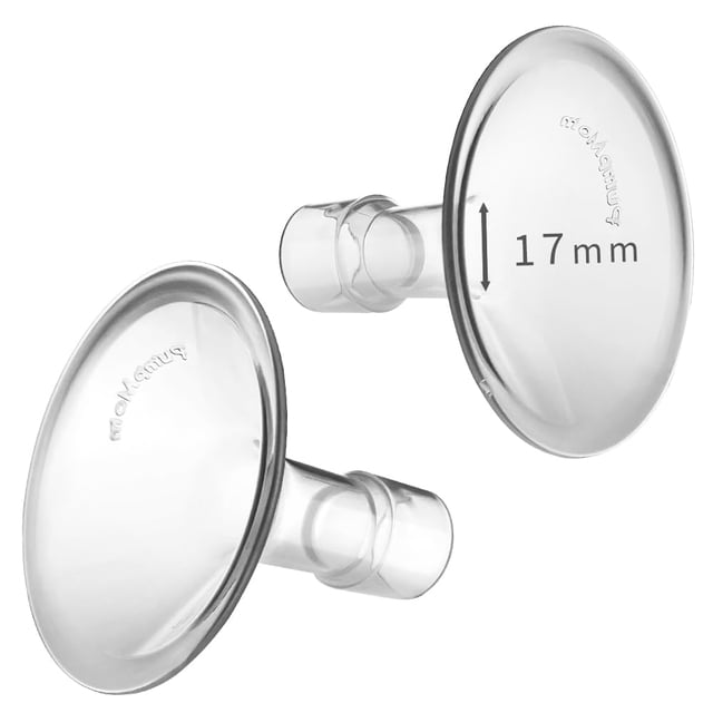 Accesorios de Escudos de 17 mm para Extractor de Leche PUMPMOM-US, 2 unidades