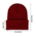 thumbnail image 5 of Qarigey Beanie Hats Gorros de punto Otoño Skullcap Manga Multifuncional Ciclismo Esquí Accesorios para el cabello para deportes al aire libre Blanco Sombreros azufaifo rojo Qarigey AP010147-20, 5 of 5