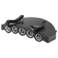 thumbnail image 1 of EeaseMX Linterna frontal con 5 luces LED con clip para sombrero, ideal para pesca, senderismo, camping, caza y actividades al aire libre (negra), 1 of 7