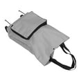 thumbnail image 4 of Foldable Cart Bag, Sturdy Zipper Foldable Shopping Cart Large Capacity Portable With Wheels For Traveling Grey, 4 of 8