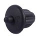 thumbnail image 3 of 10x Black Rubber 6.35mm Audio Jack PC DVD Microphone Socket Dust Cover, 3 of 5