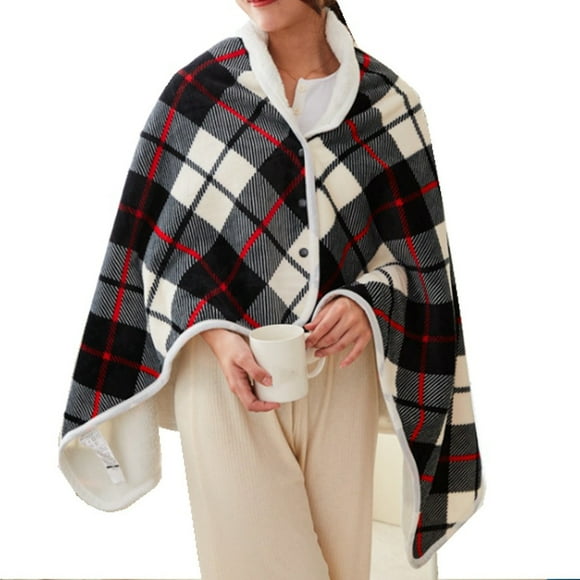 WEAIXIMIUNG Womens Driving Gloves Winter Lntelligent Shawl Usb Three Gear Heating Timing Charging Heating Blanket and Shawl
