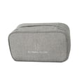 thumbnail image 3 of Estuche organizador de ropa interior jinwen neceser portátil 27 cm Gris, 3 of 8