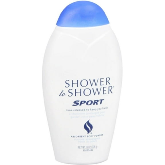 Body Powder Sport 8 oz, Talc (Pack of 2)