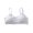 Gray, variant on Girls' Sports Bra Teenage Girls Bra Developmental Cotton Underwear Breathable Sports Bra(12-18Y)