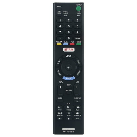 New TV Remote Control RMT-TX102U RMTTX102U Replacement for Sony Smart LED LCD HDTV TV KDL-32R500C KDL-40R530C KDL-48R510C