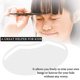 thumbnail image 4 of Protector facial transparente para peluquería, protector facial, laca para el cabello, herramienta de corte de cabello, película protectora desechable para laca para el cabello para peluquería (50PCS), 4 of 8