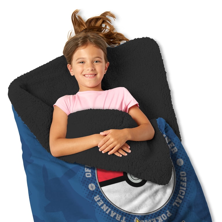 Pok√©mon, Training Center Silk Touch Sherpa Sleeping Bag, 56x27