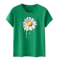 thumbnail image 4 of Rezuofi 1 Pcs Womens Lover Printed Tshirt Graphic Tees Crew Neck Summer Short Sleeve Loose Fit Tops, 4 of 5