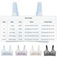 thumbnail image 3 of Maplenight Front Closure Bras for Women Plaid No Underwire Full Coverage Support Bralettes Comfy Breathable Push up Bras, 3 of 3
