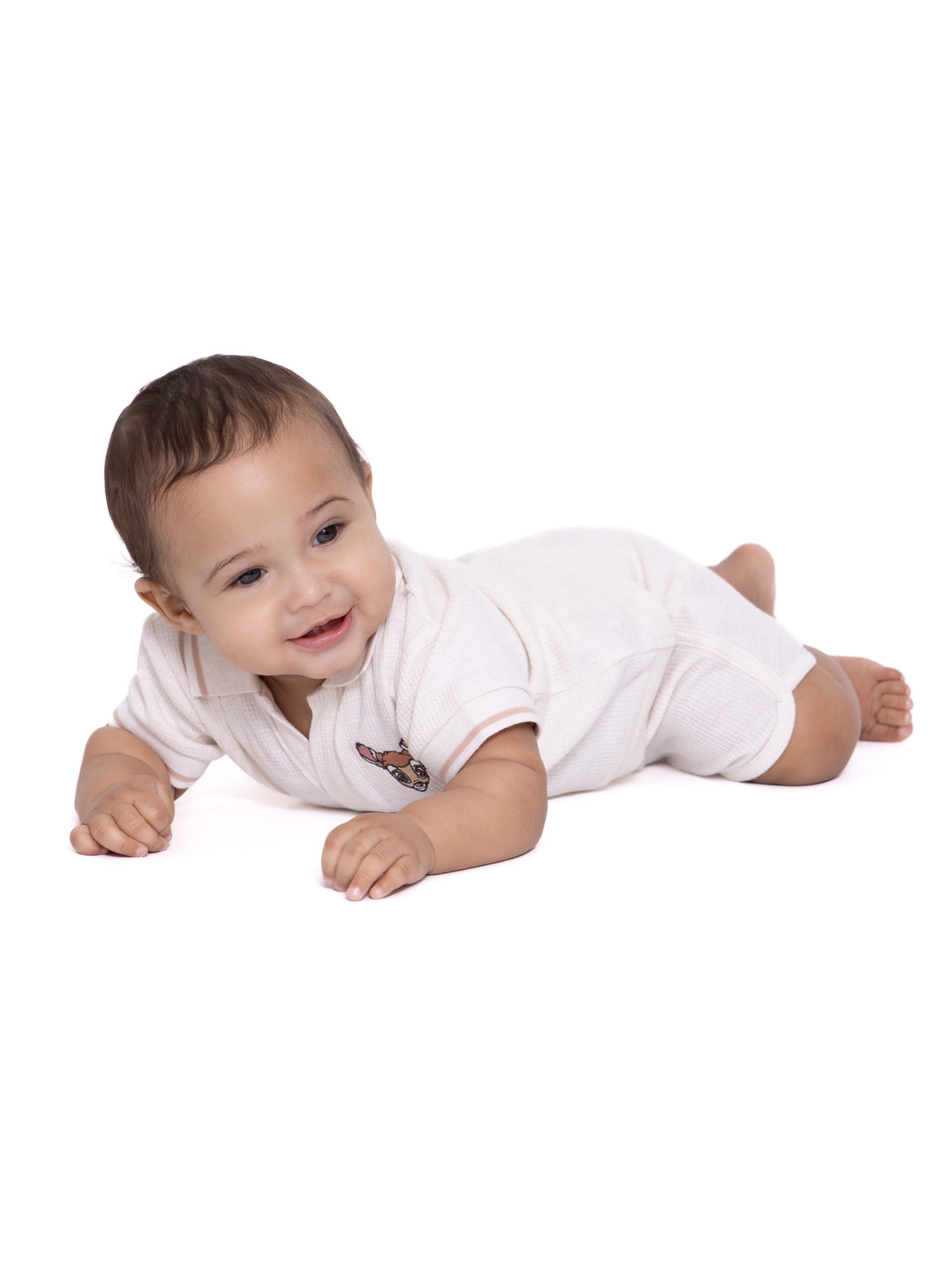 Bambi Baby Polo Shirt and Shorts Set, 2-Piece, Sizes 0M-18M