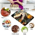 thumbnail image 4 of Dinosaur Flowers Leaves Food Scale Digital Kitchen Scale Waterproof Tempered Glass Tare Function 11 lb for Baking Cooking Meal Prep, 4 of 7