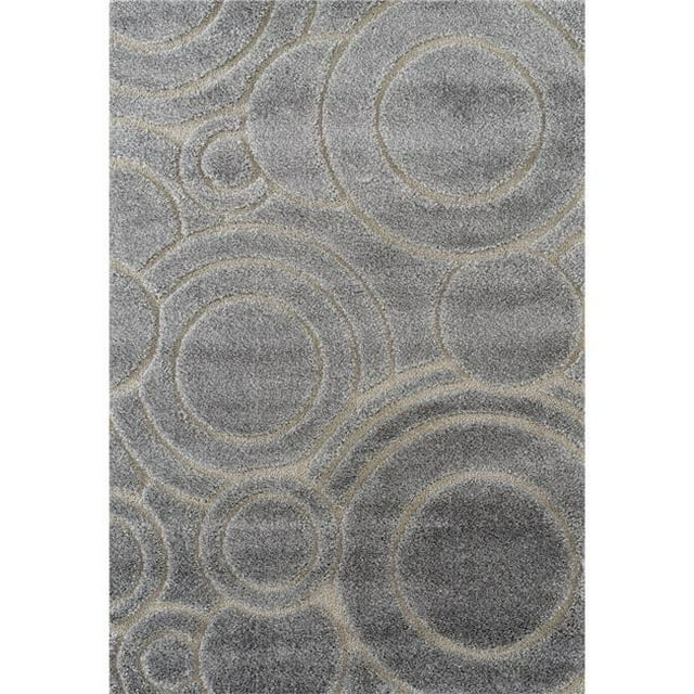 Amer Rug SIR55176 5 ft. 1 in. x 7 ft. 6 in. Sirocco 5 Shag Area Rug - Gray