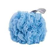Lace Bath Ball Shower Ball Bath Bubble Nets Back Scrubber for Home Bathroom (Sky-blue)