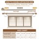 thumbnail image 5 of Barra de Cortina KAMANINA Ajustable 81-147 cm Blanca Capacidad 10 kg, 5 of 8