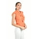 thumbnail image 2 of Blusa con detalle de olan Roman Fashion / Juvenil, 8049 (Naranja) naranja EG, 2 of 4