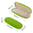 thumbnail image 2 of Uxcell Glasses Case Hard Shell, 2Pack Eyeglass Case Eye Glasses Case Hard Protector Concise for Women Men Glasses, Green, 2 of 7
