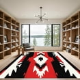 thumbnail image 2 of ODIKA 2'x3' Machine Washable Non-Slip Area Rug, Southwestern Red High Traffic Rug, Red, 1019567, 2 of 7