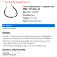 thumbnail image 2 of Front Left Brake Hose - Compatible with 2004 - 2006 Scion xB 2005, 2 of 2