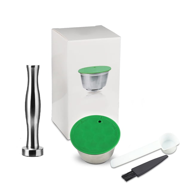 Cápsulas Reutilizables De Acero Inoxidable Cápsula De Café Recargable Con Cuchara De Cepillo sonducket HA018768-00