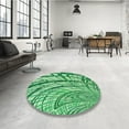 thumbnail image 3 of Ahgly Company Indoor Rectangle Patterned Algae Green Area Rugs, 5' x 7', 3 of 6
