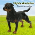 thumbnail image 3 of Realistic Dog Figurine Rottweiler Figure 8.7in Large Plastic Animal Sculpture Model Lifelike Animal Statue Home Decoration, 3 of 8
