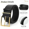 thumbnail image 4 of JASGOOD Women Wide Leather Belts Fashion Waistband for Dresses Pants, 4 of 10