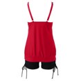 thumbnail image 4 of BVOFAR Tankini Swimsuits for Women 2025 Two Piece Solid Color Tummy Control Tank Tops with Boy Shorts Plus Size Bathing Suits Summer Swimwear, 4 of 6
