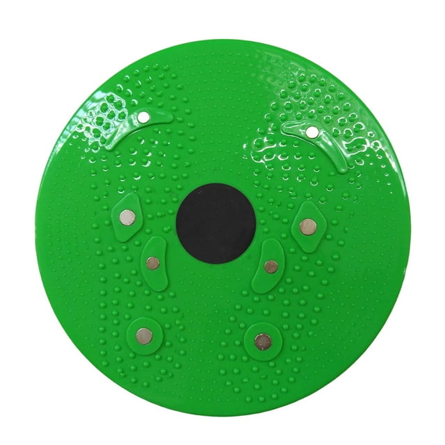 Disco giratorio de cintura antideslizante Yuarrent para mujer entrenamiento corporal placa de ejercicio abdominal verde