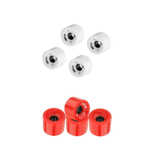 8 Unids/set Ruedas de Monopatín Reemplazo 70x51mm PU Rodillo 78A Reparación de