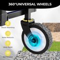 thumbnail image 5 of LAZY BUDDY Collapsible Wagon Cart, Folding Outdoor Utilty Wagon with 150lbs Capacity for Beach Camping Shopping, 5 of 8