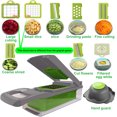 thumbnail image 4 of Small Sturgeon factory direct sales multi-function vegetable cutting artifact vegetable cutting machine manual vegetable cutting machine 420 or 430 dollars cross-border Amazon light blue, 4 of 7