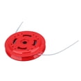 thumbnail image 1 of Trimmer Head, String Trimmer Head Universal Red Iron Lawn Mower Weeder Trimmer Head Replacement For Agriculture, 1 of 8