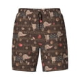 thumbnail image 4 of Lsque Mens Swim Trunks Dachshund Dog Puppy Pattern - Bathing Suit Compression Liner - Beach Swim Shorts Swimwear - (S-3XL) - Stretch Quick Dry -3X-Large, 4 of 9