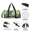 thumbnail image 6 of Easygdp Watercolor Green Tropical Travel Bag, Camping, Weekend, Carry On Overnight Duffel Bag with Shoulder Strap, 6 of 8