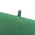 thumbnail image 3 of Jordan Manufacturing 72" x 22" Harlow Dill Green Crosshatch Rectangular Outdoor Chaise Lounge Cushion with Ties and Hanger Loop, 3 of 9