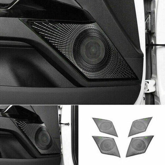 for Kia K5 2021-2023 Black Titanium Inner Door Speaker Horn F for Ram e Cover Trim Cap