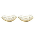 thumbnail image 4 of Destyer Multifunctional Fruit Basket Sturdy And Durable Wide Application Exquisite Appearance Made gold Oblique small 2Set, 4 of 6