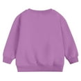 thumbnail image 6 of JIAYUE Boys Girls Sweatshirts Solid Color Side Slit Long Sleeve Crew Neck Pullover For Toddlers Casual Stylish Dailywear, 6 of 7