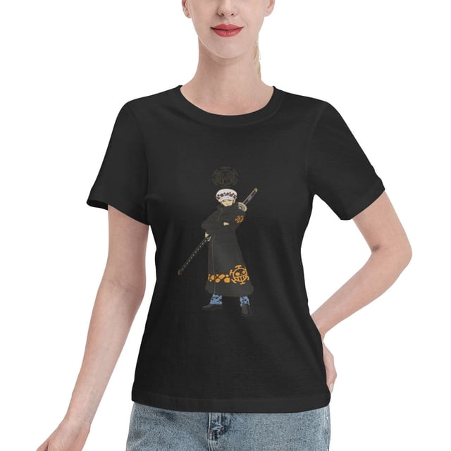 T-Shirt Basique à Manches Courtes pour Femmes une Pièce Trafalgar