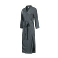thumbnail image 2 of Richie House Bathrobe Kimono Women's Cotton Robe Long Belted Dressing Gown Lounge Night Spa RHW2824-H-XL, 2 of 3