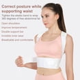 thumbnail image 1 of High Elastic Thickened Shoulder Pads Anti-hunchback Breathable Mesh Invisible Compression Correction Belt Adjustable Back Support Posture Corrector Strap Health Care Supplies, 1 of 8