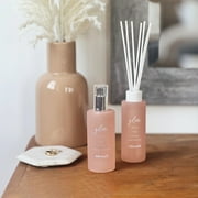 Allswell Glow (Vanilla + Pear + Coconut) Scented Reed Diffuser 3 Fl Oz (90mL) With 8 Synthetic Reeds.