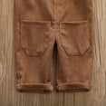 thumbnail image 5 of Baby Boy Girl Corduroy Overalls Suspender Bib Pants One-Piece Strap Jumpsuit, 5 of 6