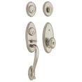thumbnail image 1 of Baldwin 853451502DC Landon Two Point Handleset, Satin Nickel - 2 Double Cylinder, 1 of 1