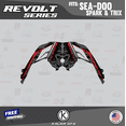 thumbnail image 2 of Kalair GFX Graphics Kit for Sea-doo SPARK TRIXX (All Years) Revolt Series, 2 of 4