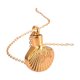 thumbnail image 3 of Urna de cremación con collar y llavero para cenizas para mujeres, hombres, amigos, mamá y papá. Dorado, 3 of 9