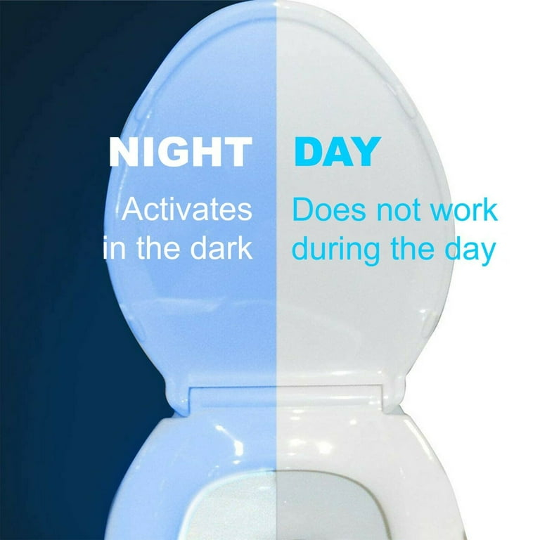 Vintar 16-Color Motion Sensor LED Toilet Night Light,Toilet Bowl 5-Stage  Dimmer